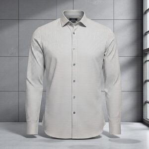 DKNY Long Sleeve Button Up Shirt Men’s Medium Gray Pattern